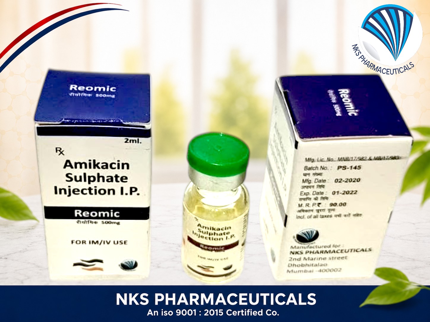 REOMIC 500 MG-INJ